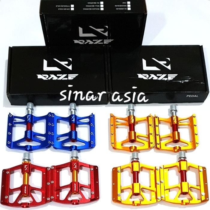 Pedal Allloy Raze Sepeda lipat MTB ( bearing )
