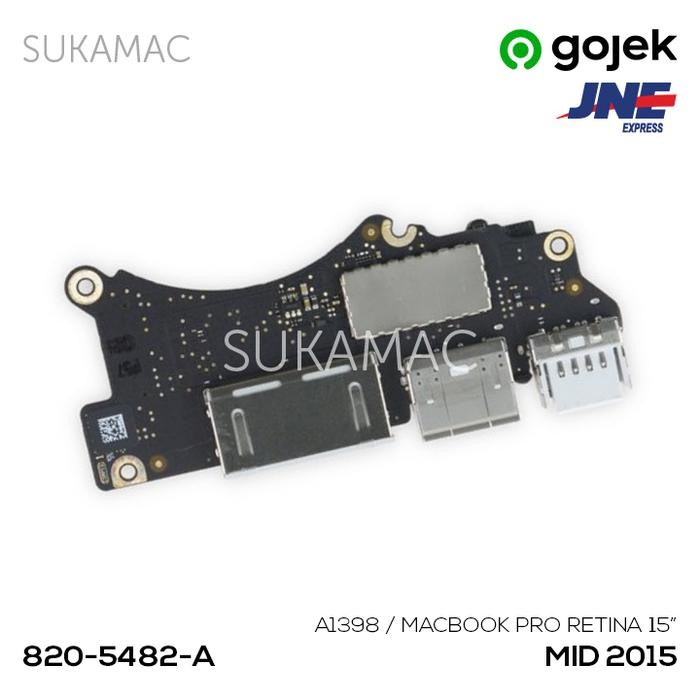 I/O IO BOARD USB HDMI MACBOOK PRO 15 RETINA A1398 2015