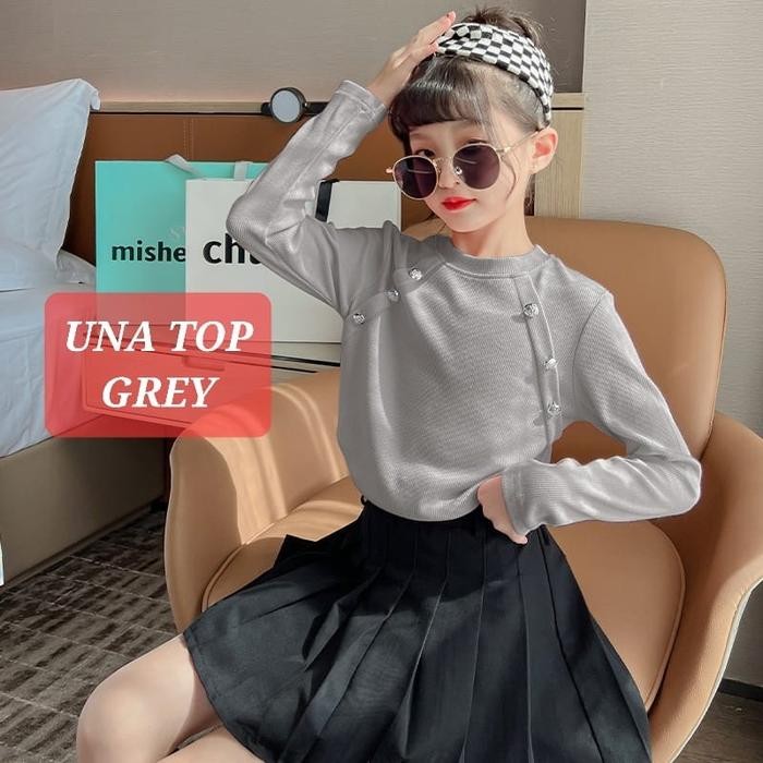 Bajukiddie Una Top Baju Atasan Anak Remaja Cewek Fashion Korea