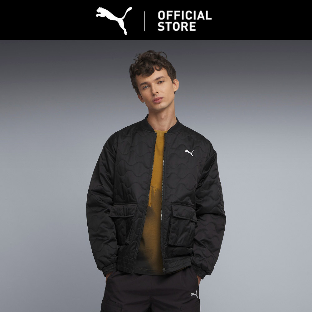 PUMA Jaket Bomber Wardrobe Essentials Pria