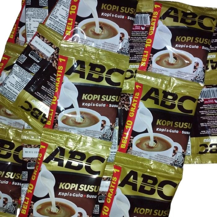 

Kopi ABC Susu 10+1 Gratis Sachet-Kopi Dan Gula+Susu Coffee Robusta