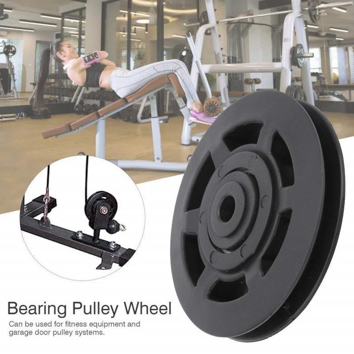 

nn Roda Katrol Bearing Peralatan Gym 100mm / Pulley Home Gym Universal / Pulley Bearing Nylon Untuk
