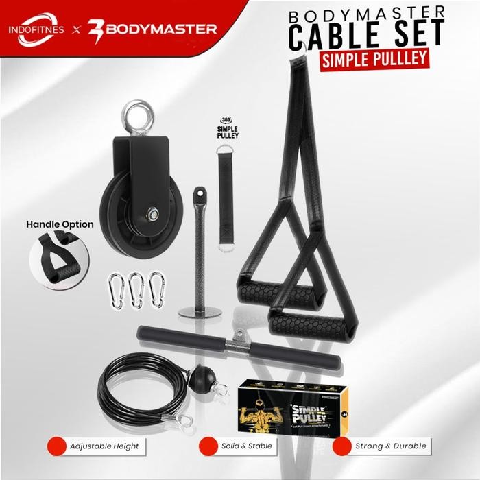 

BODYMASTER Simple Pulley 31H Lat Pull down Cable Crossover Home Gym