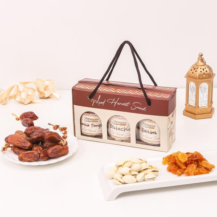 

Hampers Idul Adha Lebaran Premium Happiness In Jar Oleh-oleh Haji Umroh Free Hangtag Gift Murah