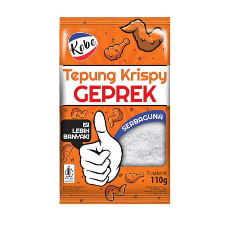 

Kobe Tepung Bumbu Geprek Krispy 110G