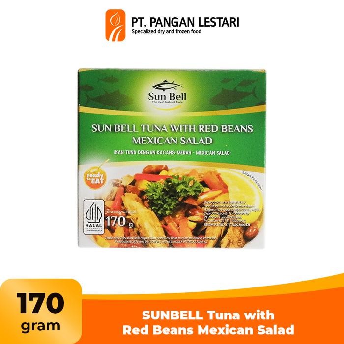 

READY SUN BELL TUNA WITH RED BEANS MEXICAN SALAD 170G - TUNA KALENG SALAD MEKSIKO