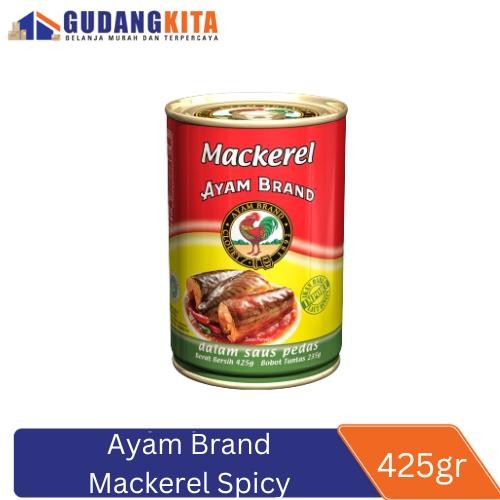 

READY AYAM BRAND MACKEREL SPICY PEDAS 425G - MAKAREL KALENG PEDAS