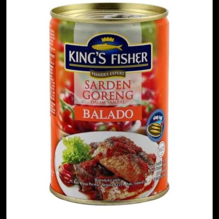 

READY KING FISHER SARDEN GORENG BALADO 425GR - SARDEN KALENG PEDAS