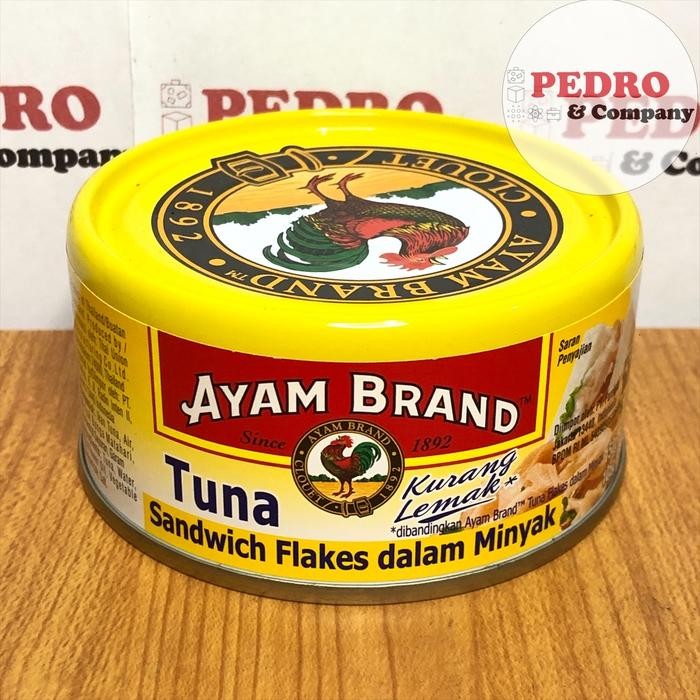 

READY AYAM BRAND TUNA SANDWICH FLAKES MINYAK 150G - TUNA KALENG BERKUALITAS