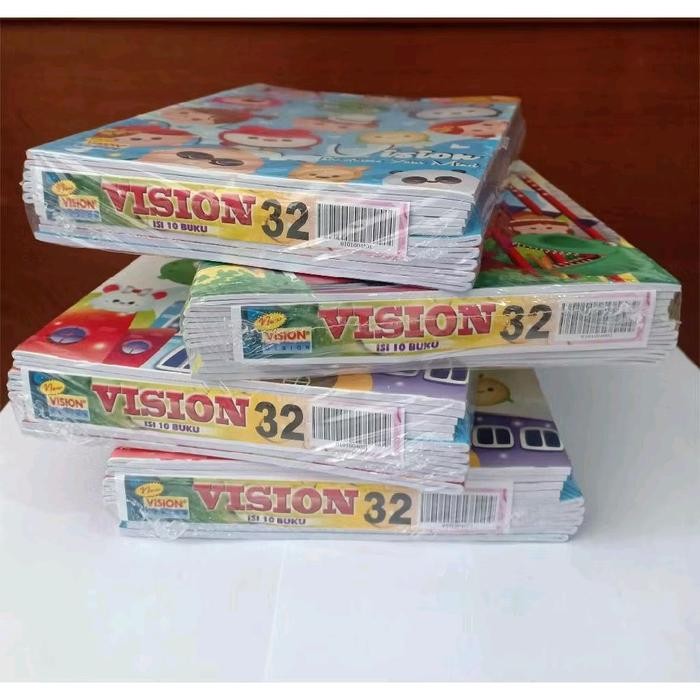 

(1 PAK) BUKU TULIS VISION ISI 32 LEMBAR / GROSIR BUKU TULIS VISION ISI 32 LEMBAR (ISI 10 BUKU)