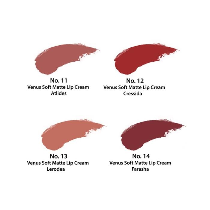 (Allthebest) VENUS SOFTMATTE LIPCREAM 07 CURETIS / KOSMETIKA / KIMIA FARMA