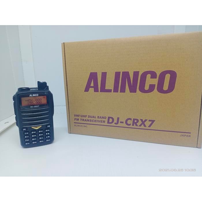 HT ALINCO DJ-CRX7 DUALBAND - HT ALINCO DJ CRX 7 VHF / UHF ORIGINAL