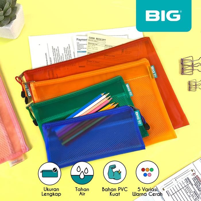 

BIG Pocket File Zipper Folder File PO-9001