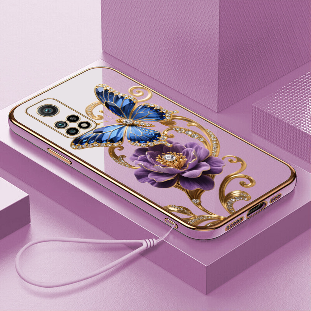 Casing Hp Untuk Xiaomi Mi 10T Pro Lokal Stock Lanyard Gratis Phone Case Softcase Kesing Cassing Soft