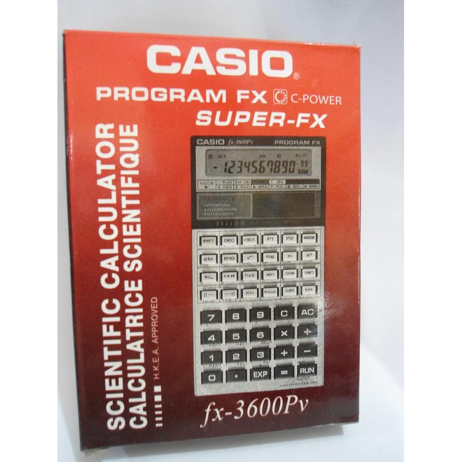 

Kalkulator-Casio Fx-3600pv Plus Calculator Scientific