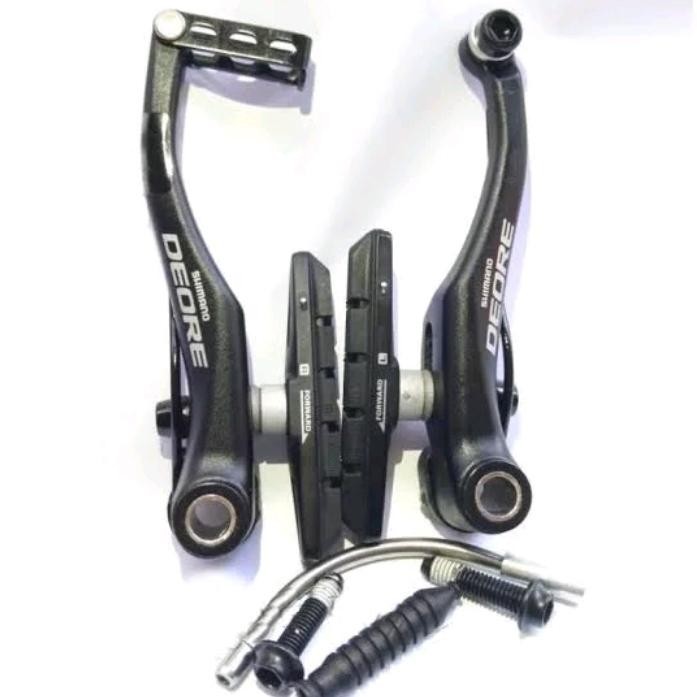 ASLI Brake set shimano deore V brake sepasang READY STOCK