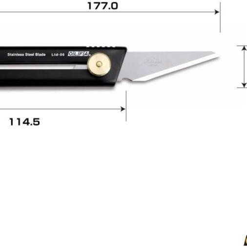 

Olfa Ltd-06 Pisau Kater Lancip Cutter Limited Ck Crafting Art Runcing