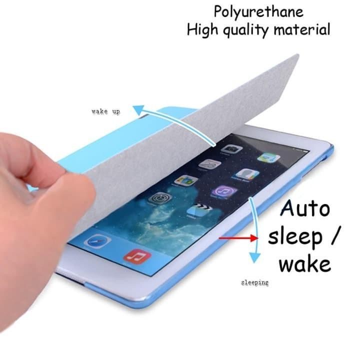 IPAD 5 6 9.7 A1822 A1823 A1893 A1954 SMART FLIP COVER CASE TRANSPARAN