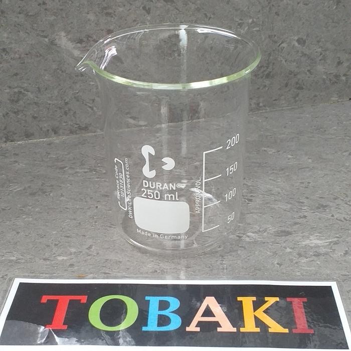 GELAS BEAKER BEAKER GLASS GELAS BEKER DURAN 250 ML