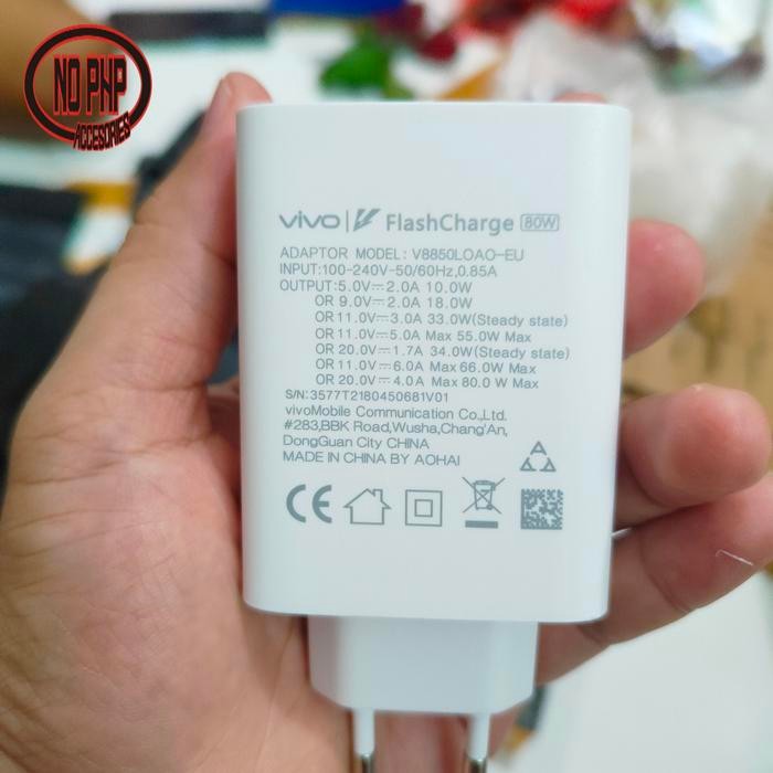 TERBARU CHARGER VIVO 80W FLASH CHARGER USB TYPE C - 80 W TERMURAH