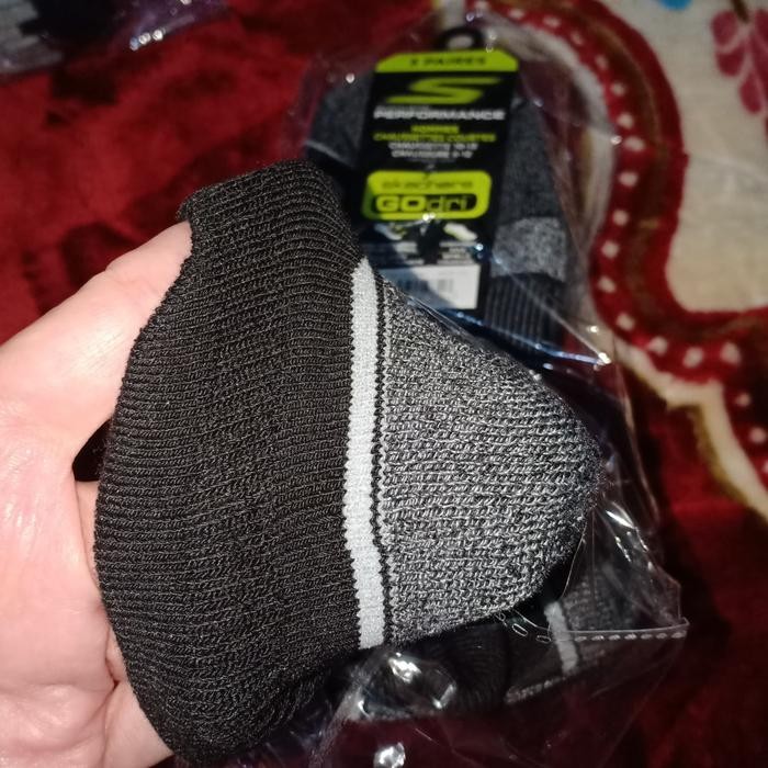 (Allthebest) Kaos kaki skechers dewasa smp size 46 isi 3pasang ORI