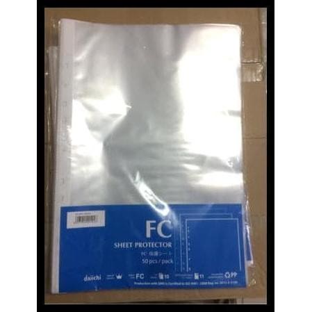 

Baru DAIICHI Sheet Protector UK FC DCS20FC-10 - Plastik Pelindung Dokumen