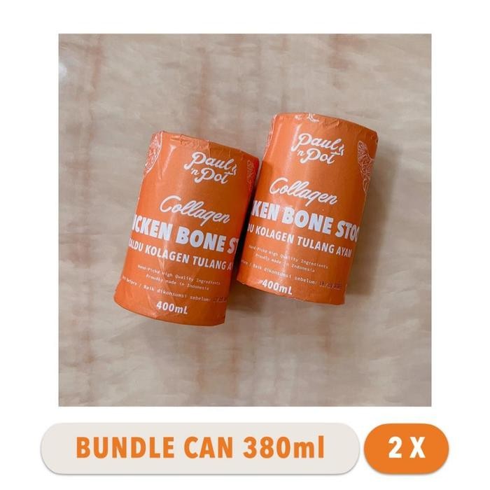 

Bundle 2 Can 380ml - Chicken bone Stock - Kaleng - Bone Broth MPASI