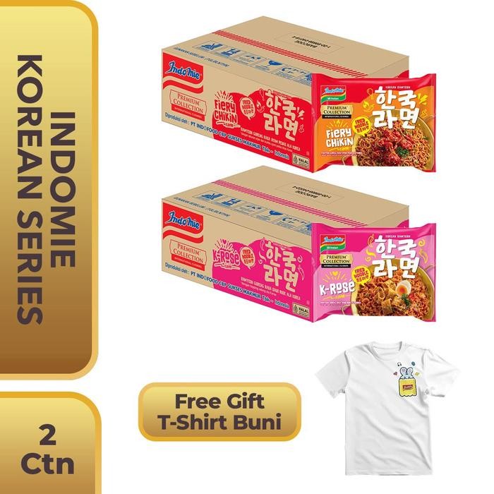 

2 Carton Indomie Korean Series Free Gift T-Shirt Buni (1)