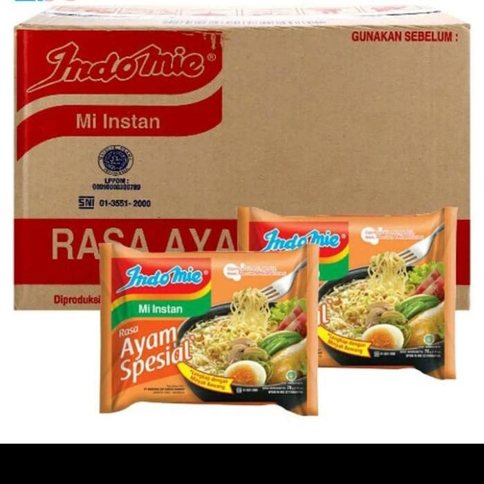 

Indomie Ayam Spesial 1 Dus isi 40 pcs mi instan