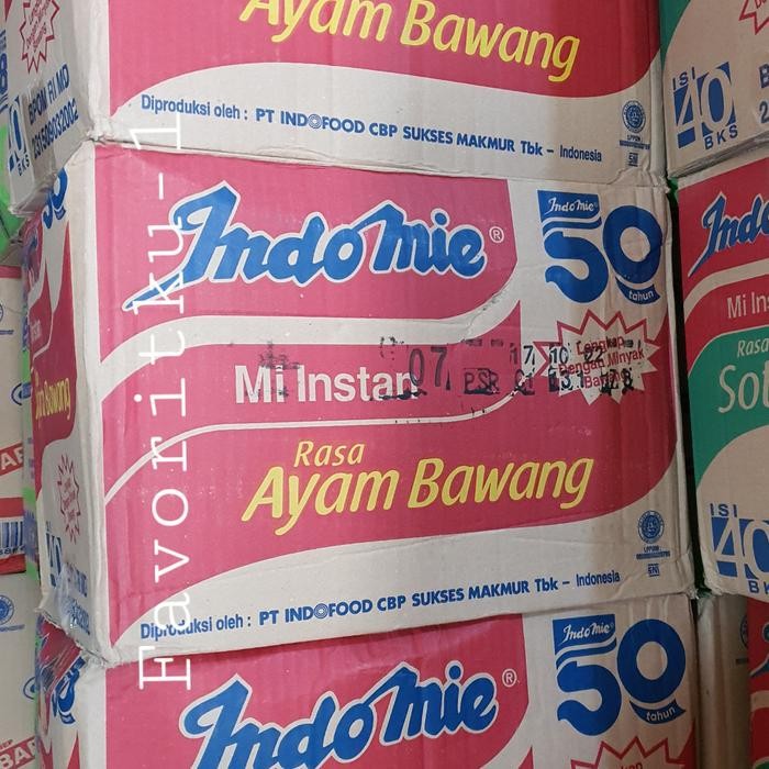 

Indomie Ayam Bawang by Indofood 1 Dos Isi 40 Pcs