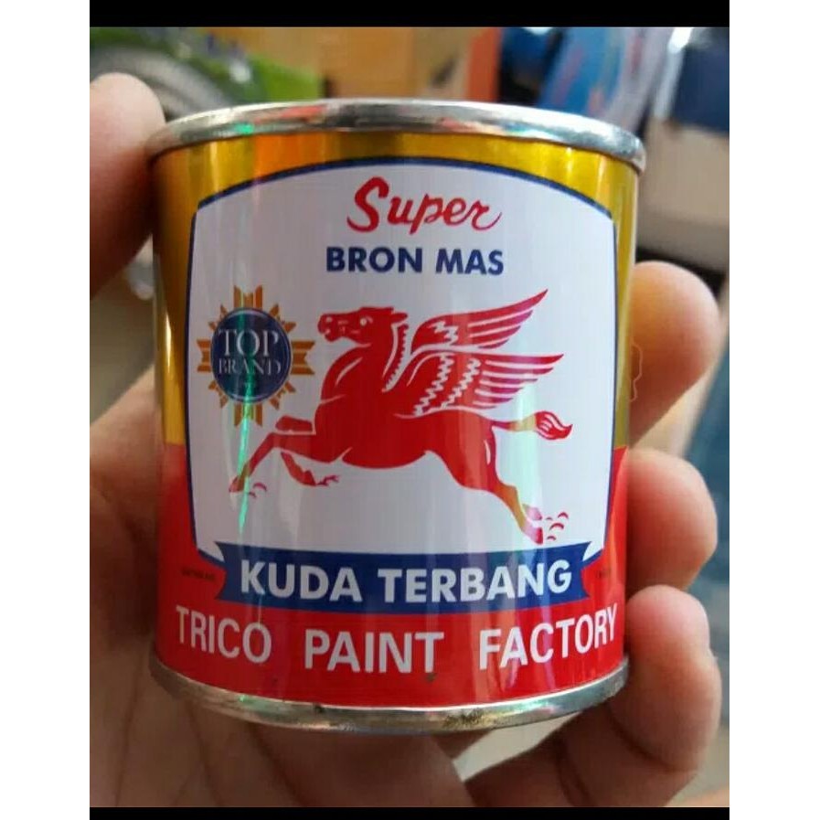 CAT KUDA TERBANG GOLD (EMAS) TRICO PAINT KECIL 0.1