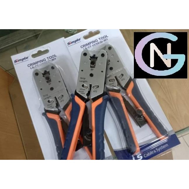 Murah Ls Crimping Tool Cat 5E / Tang Crimping Rj45 Cat6 Ls