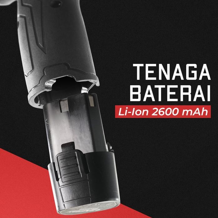 Unit Only - Bor Listrik Cordless Lithium Battery Rechargeable 12V - 88F