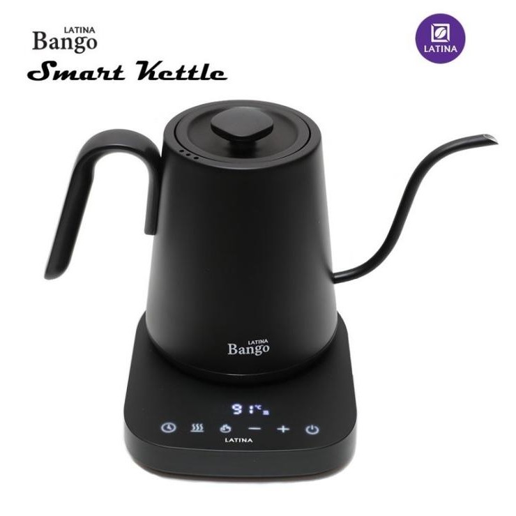 Kettle Listrik Smart Kettle Latina Bango Teko Elektrik Leher Angsa Thermostat Suhu Panas Bisa di