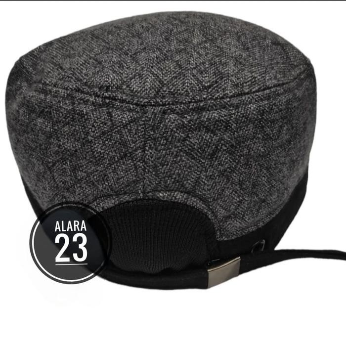 Topi Pria/Topi Komando Bahan Wol Import