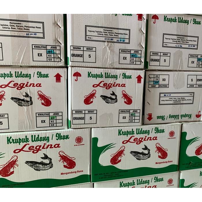 

Kerupuk Udang Md Merek Legina Isi 5Kg Best Seller