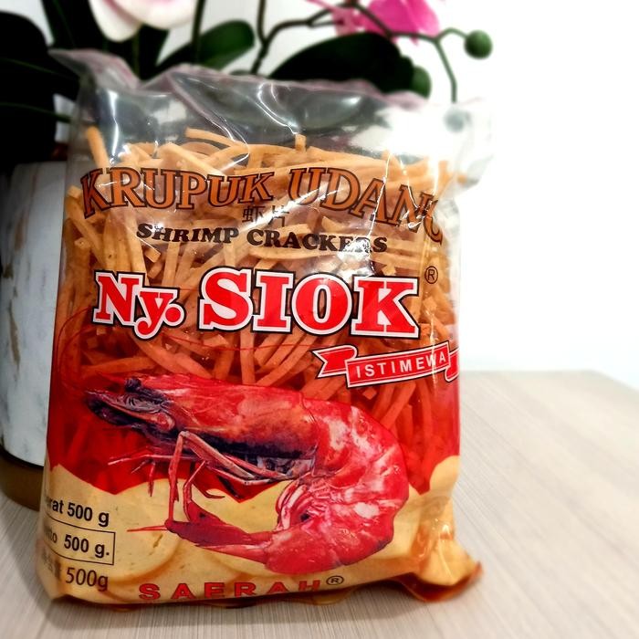 

Kerupuk/ Krupuk Udang Stik Ny Siok 500Gr Pins Snack Makanan Food Pedas Keripik Terlaris