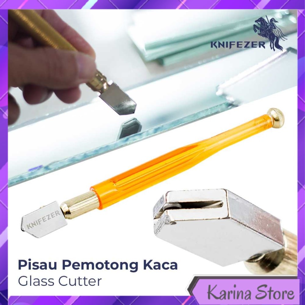 

PISAU PEMOTONG KACA GLASS CUTTER DIAMOND CUTTING TOOL - L9