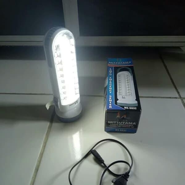 Lampu Emergency Mitsuyama MS 6032 LED Lampu Dan Senter