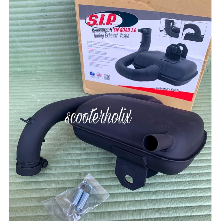 Knalpot Bigbox SIP Road ORI SIP SCOOTERSHOP GERMANY utk PX SPRINT dkk