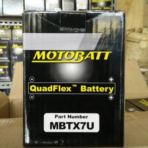 Aki Motor Kawasaki KLX 150 Motobatt MBTX7U Aki Kering.