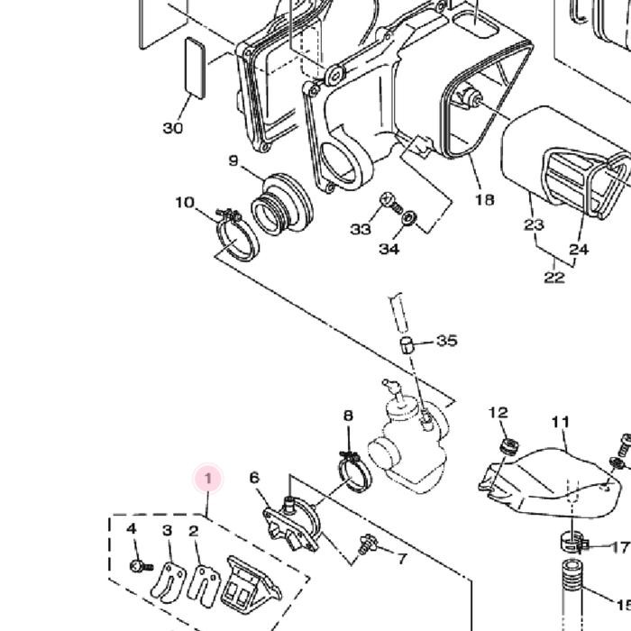 Membran Set Rx king Original Japan