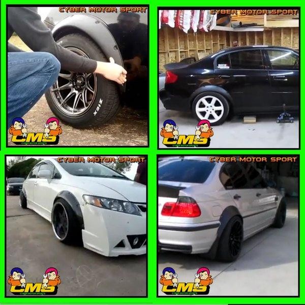 Fender lips universal . over fender universal. fender flares SUV