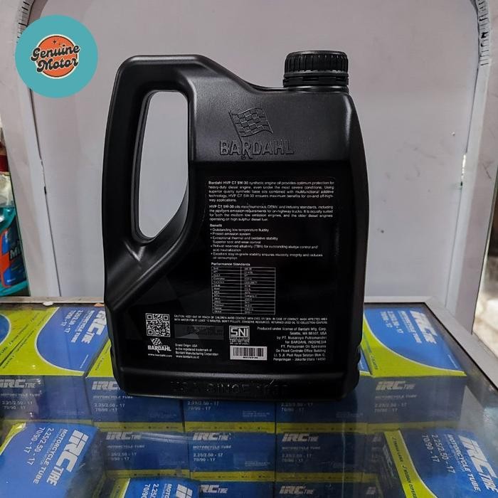 Oli Bardahl HVP C7 5W-30 4 Ltr