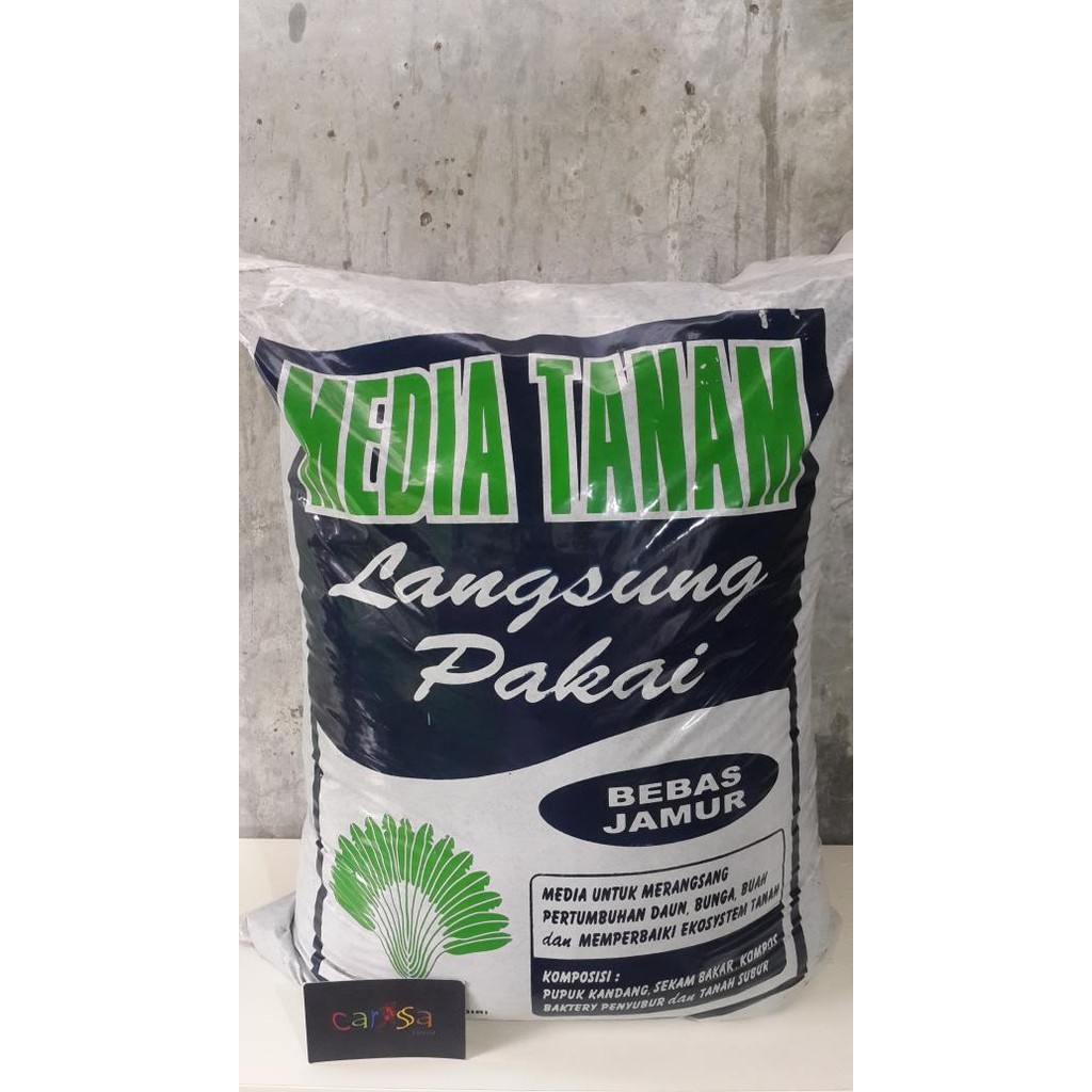 Media Tanam Pupuk Kandang, Sekam Bakar, Kompos, Tanah Subur 5 Kg