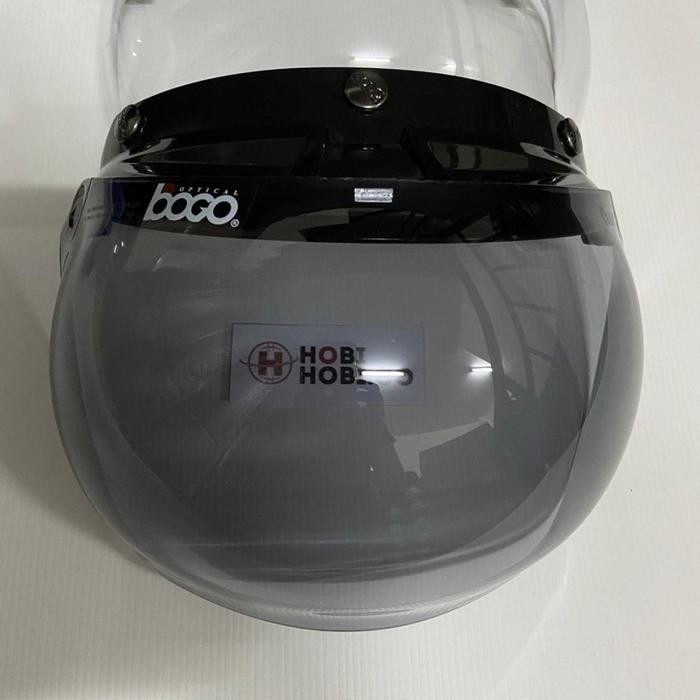 Kaca Bogo Original Kaca Asli Helm Bogo Cembung Clear Retro