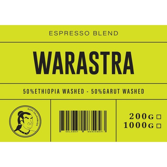 

Warastra Blend (Ethiopia Washed - Garut Washed) 1 Kg