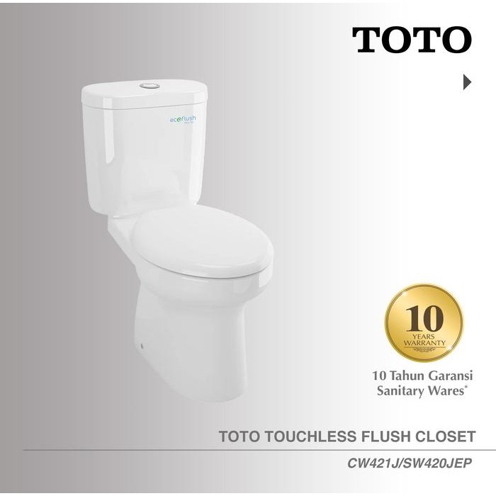 TOTO SW420JEP Kloset Duduk Sensor Touchless Flush