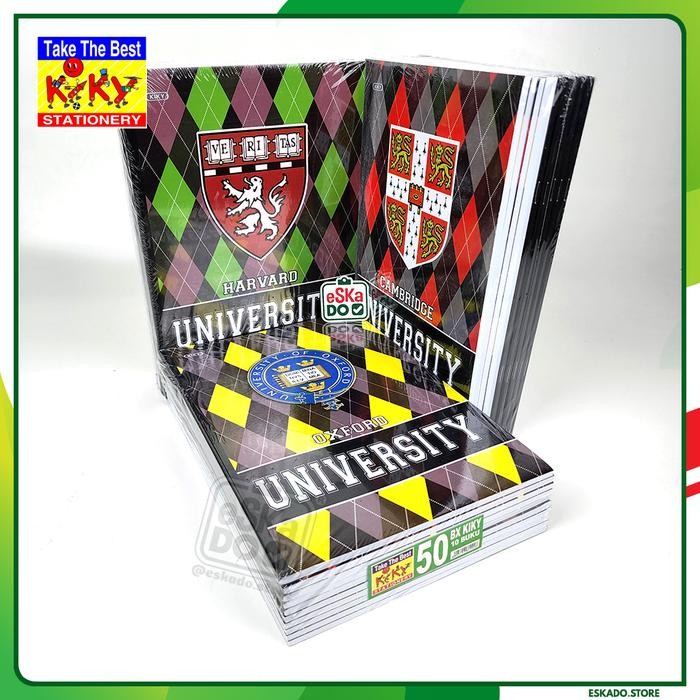 

Kiky Buku Tulis Boxy 50 Lembar (Pack Isi 10)