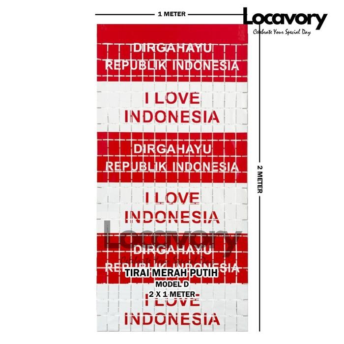 TIRAI MERAH PUTIH / TIRAI DIRGAHAYU RI / TIRAI HUT RI